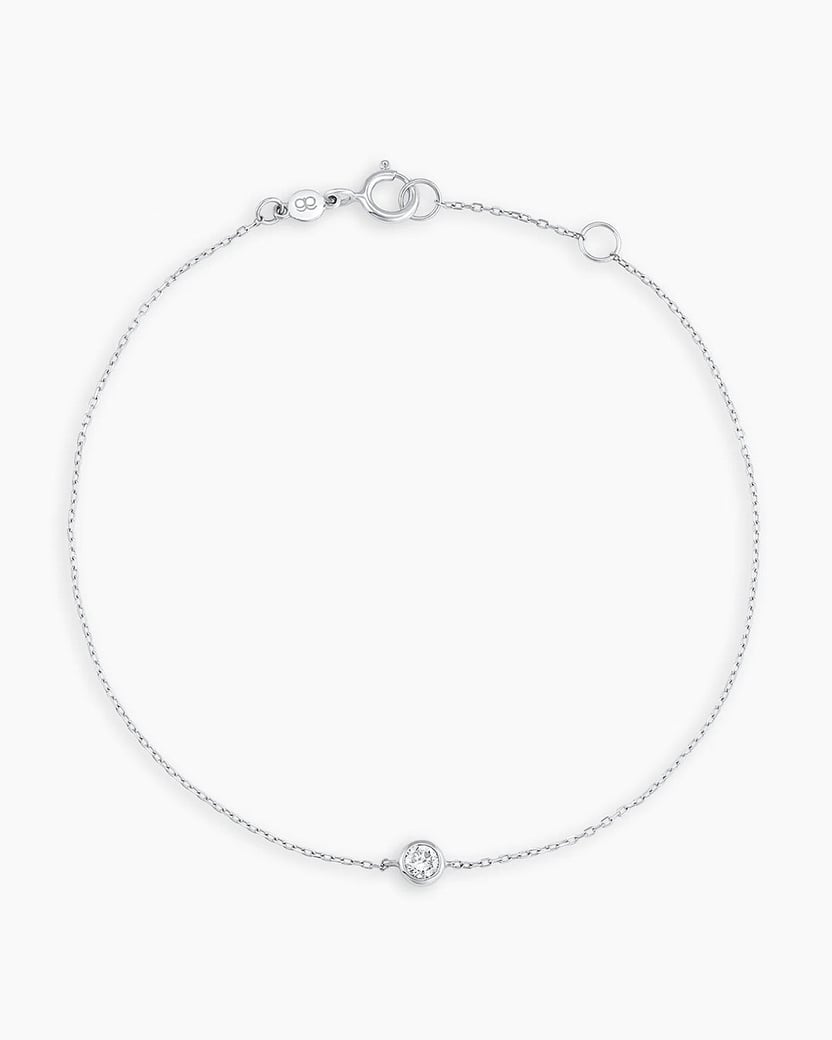 Solitaire Bezel Diamond Bracelet | gorjana