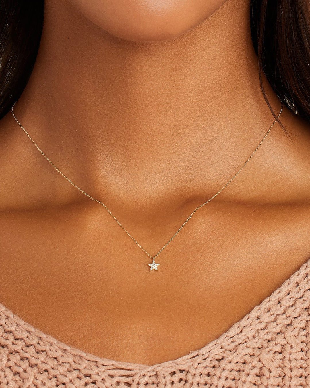 Diamond Star Pendant Necklace | gorjana