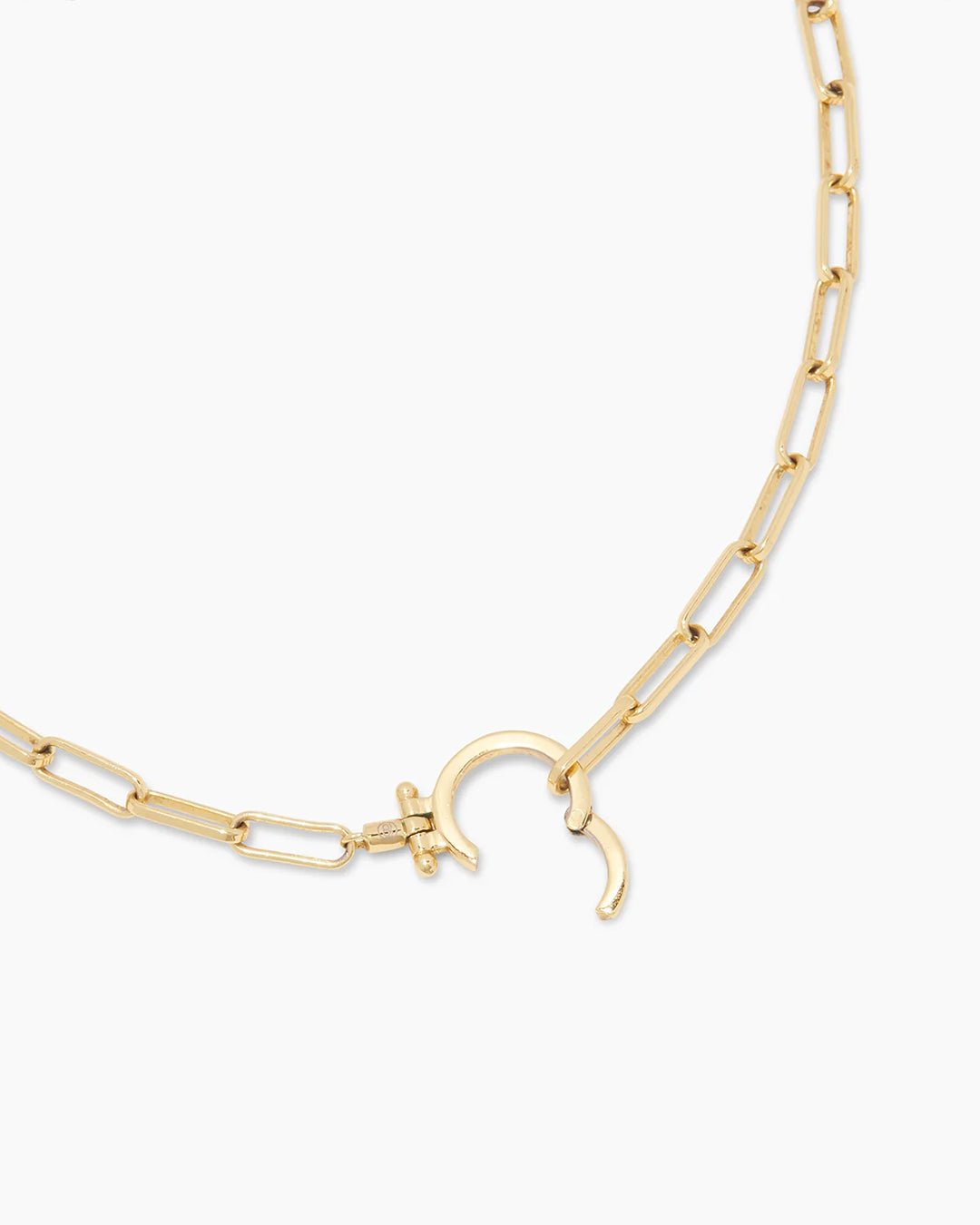 Parker Necklace Paperclip Necklace || option::20 in., Gold Plated