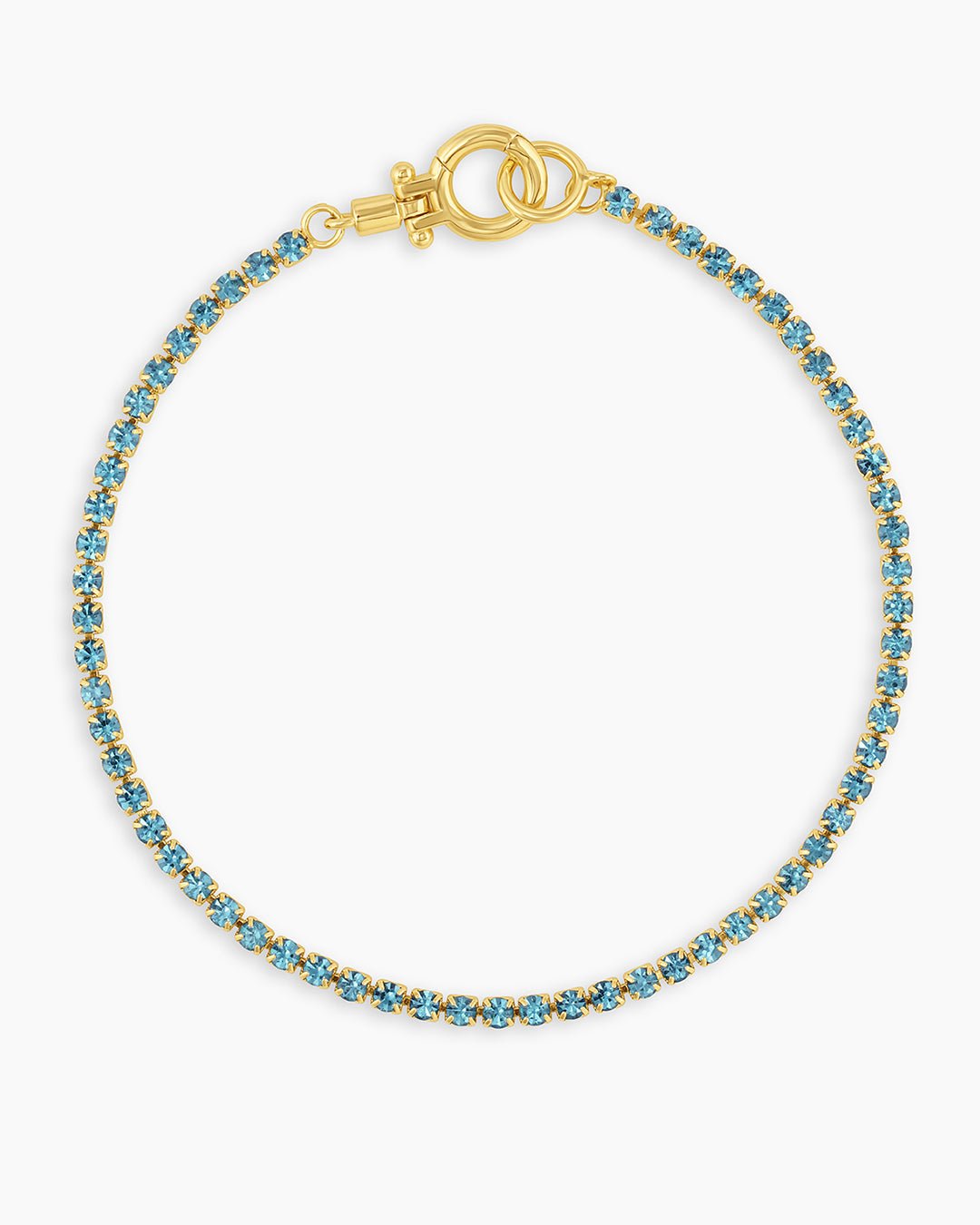  Lexi Bracelet Aqua || option::Gold Plated, Aqua
