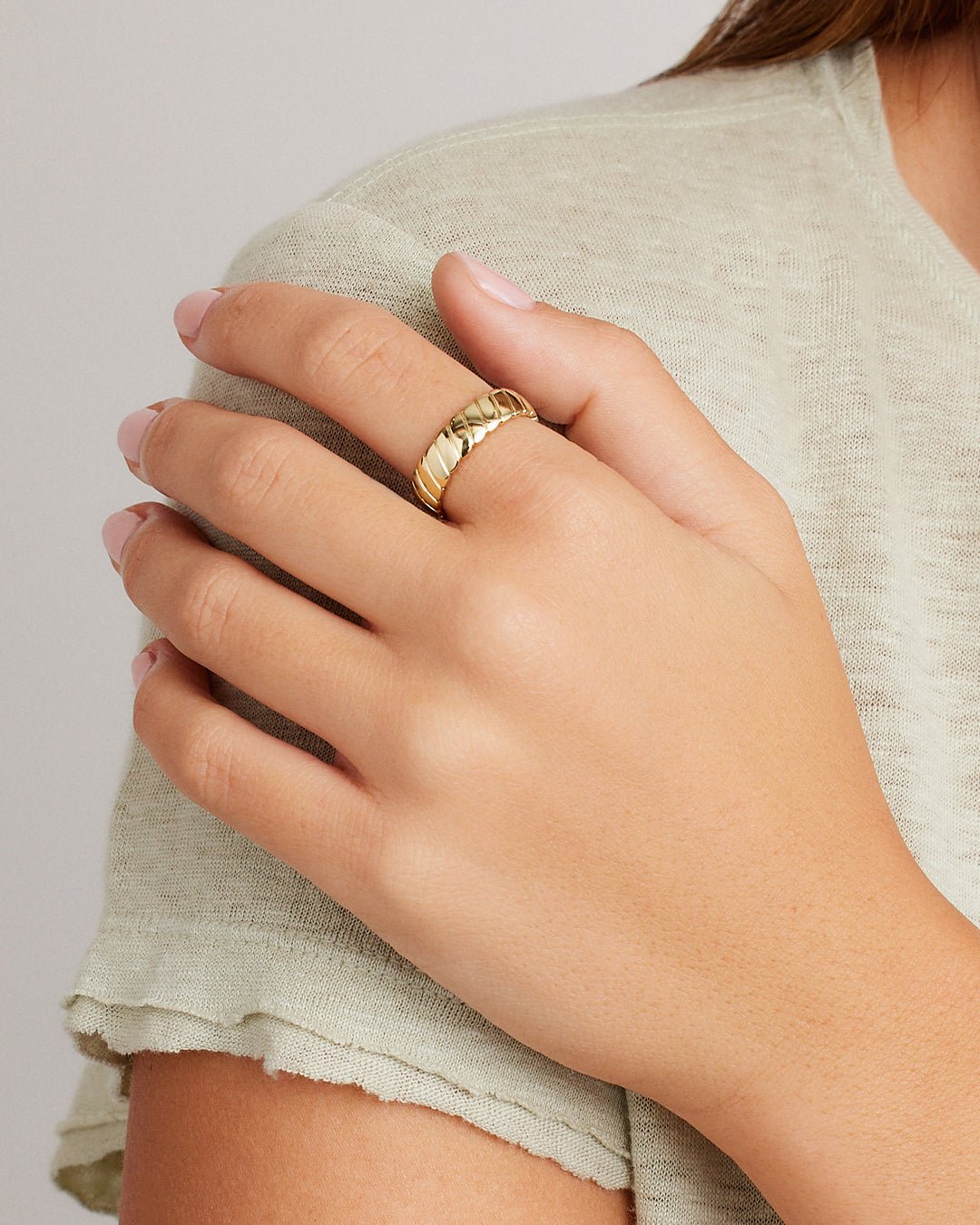 Laney RingGold Plated statement ring  chunkyGold Plated ring || option::Gold Plated