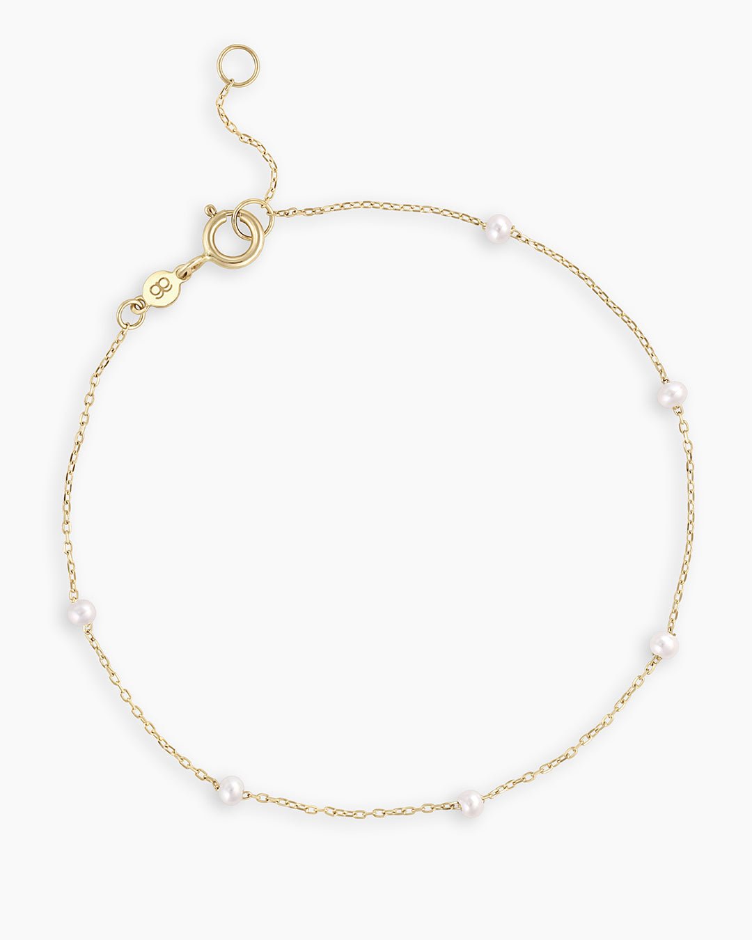 Pearl Newport Bracelet || option::14k Solid Gold, Pearl