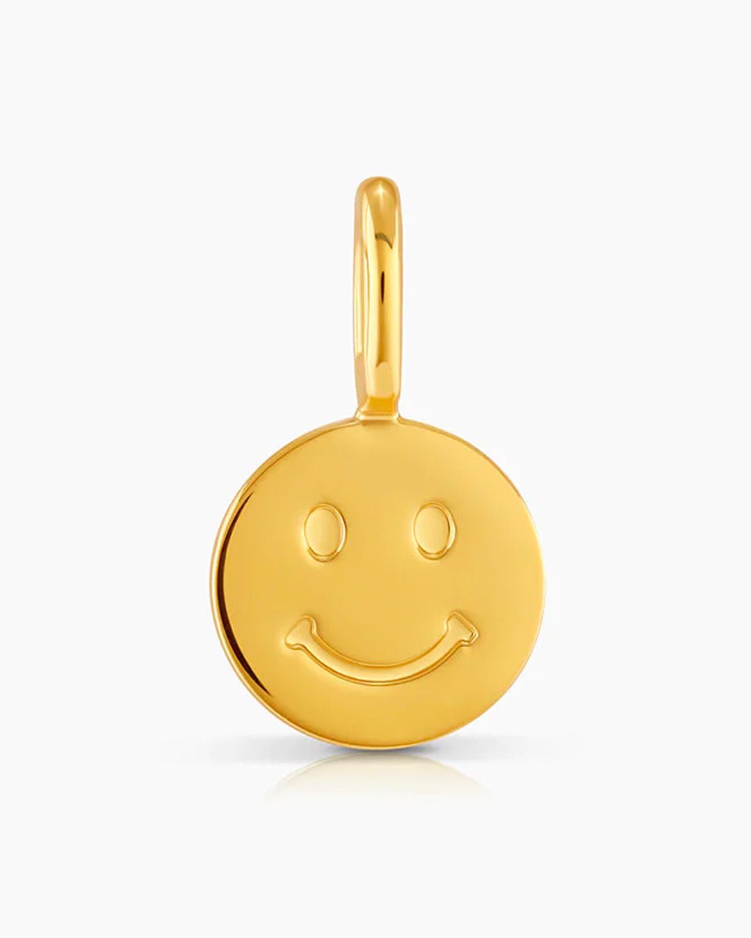 Smiley Parker Charm || option::Gold Plated