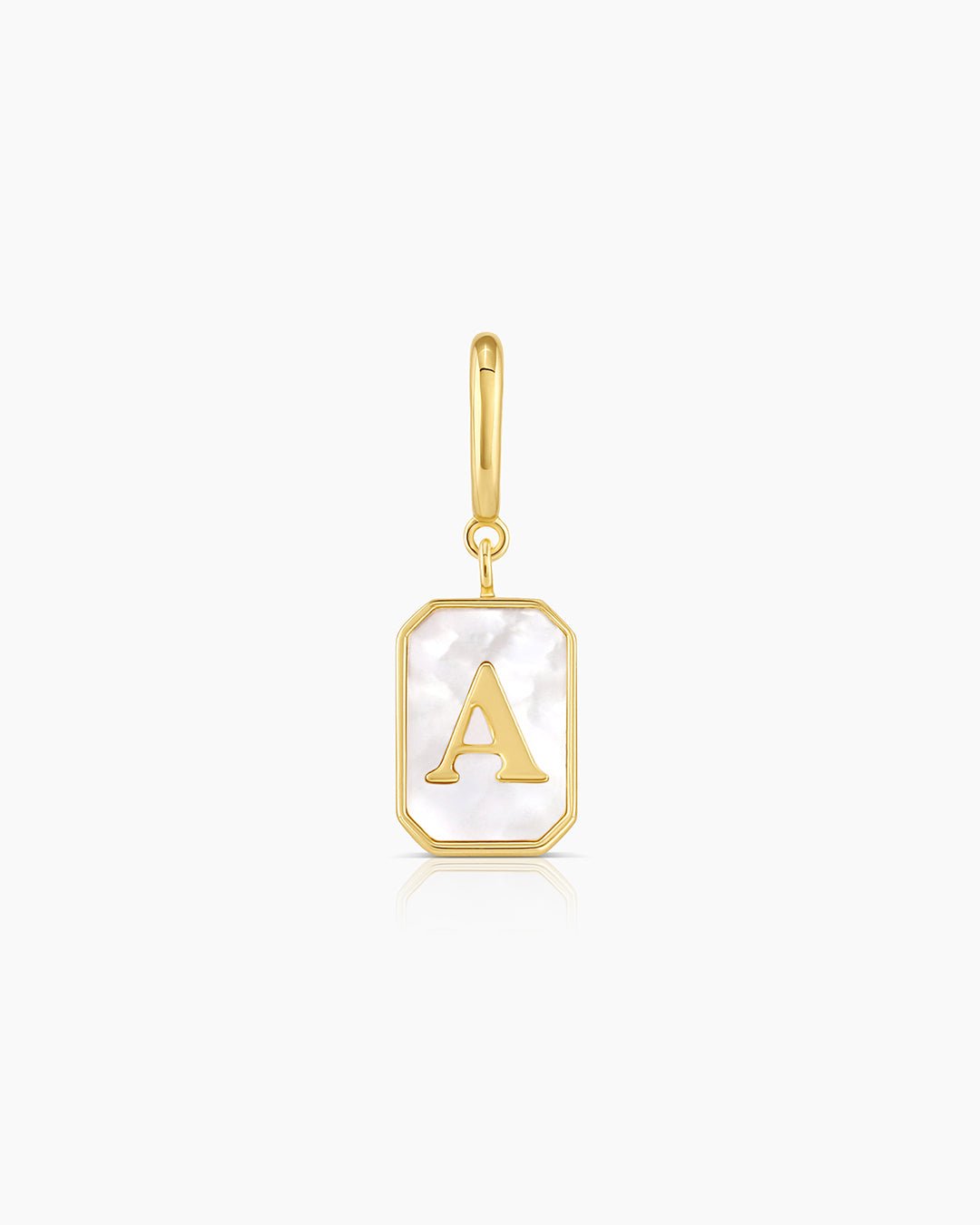 Vintage Alphabet Parker Charm #A || option::Gold Plated, A