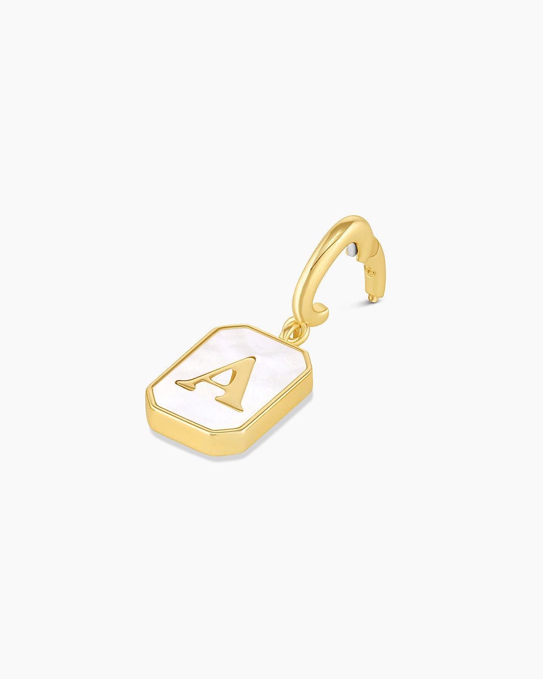 Vintage Alphabet Parker Charm #A || option::Gold Plated, A