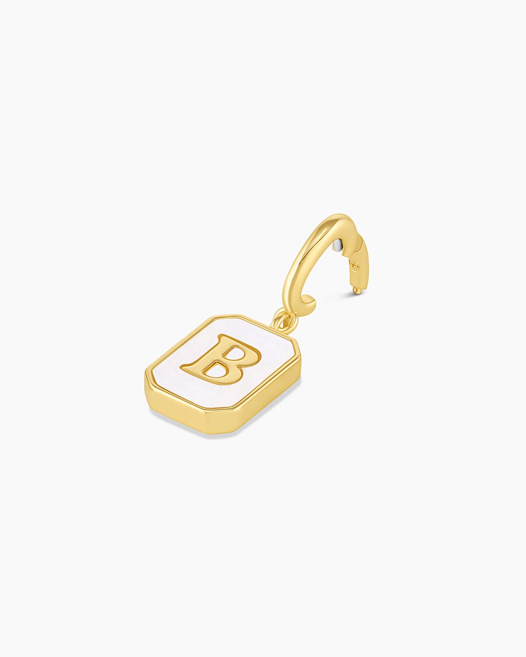 Vintage Alphabet Parker Charm #B || option::Gold Plated, B