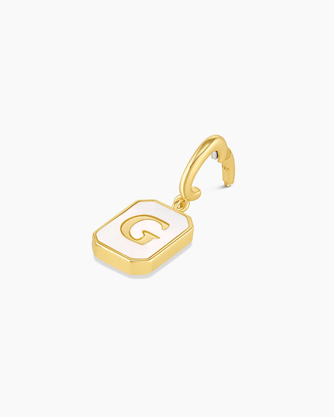 Vintage Alphabet Parker Charm #G || option::Gold Plated, G