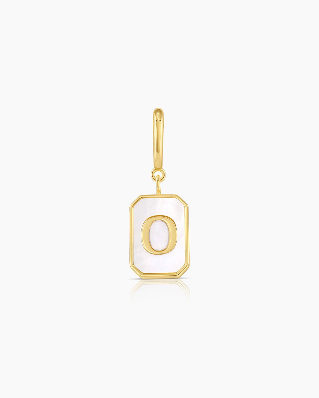 Vintage Alphabet Parker Charm #O || option::Gold Plated, O