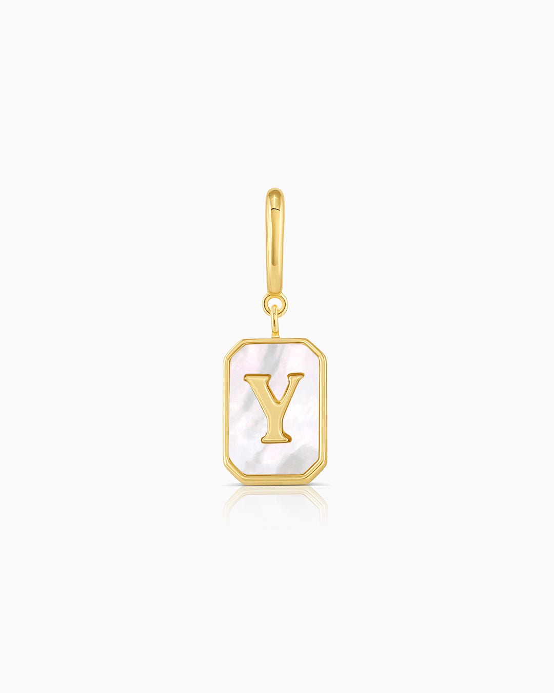 Vintage Alphabet Parker Charm #Y || option::Gold Plated, Y