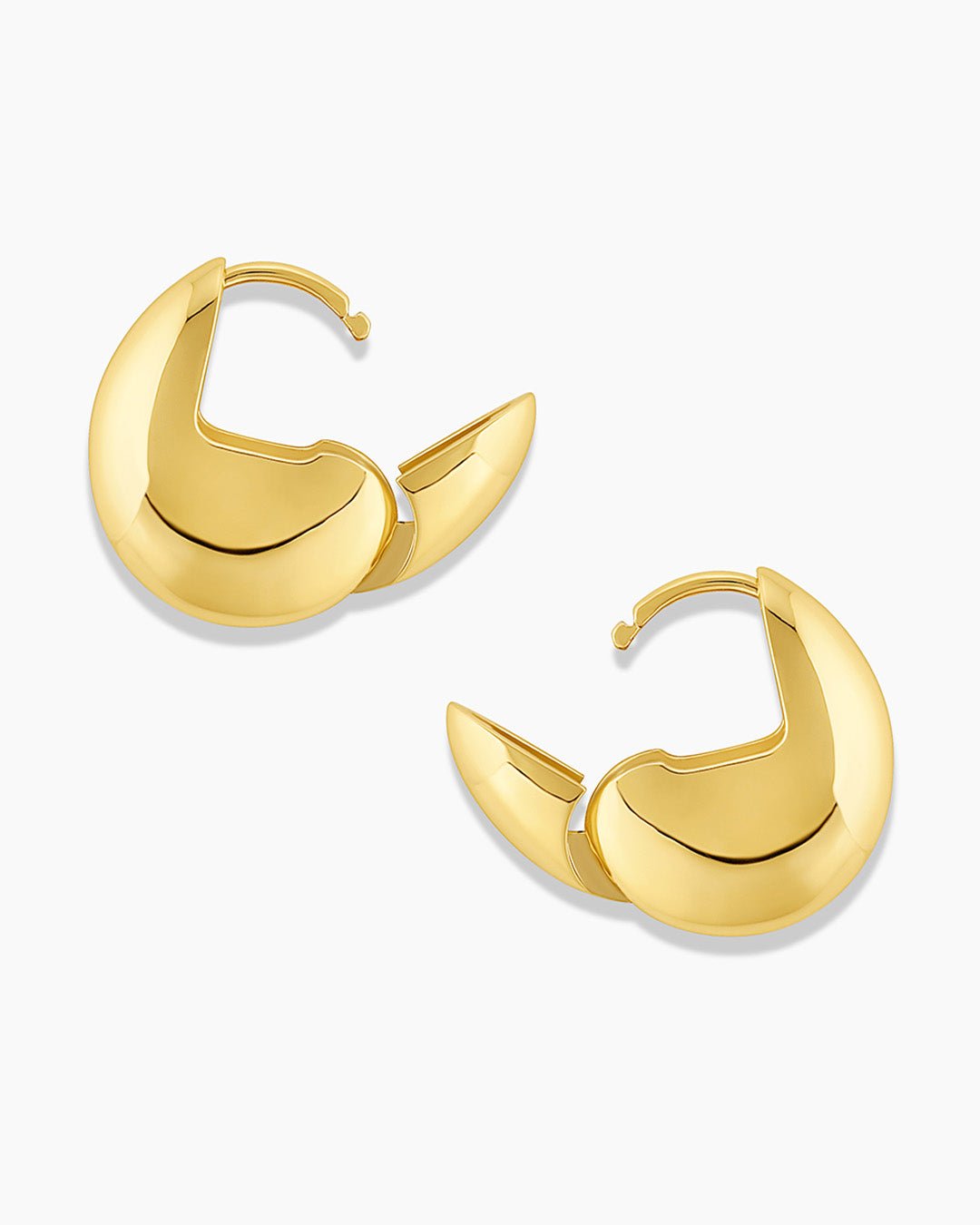 Lou Helium Hoops || option::Gold Plated