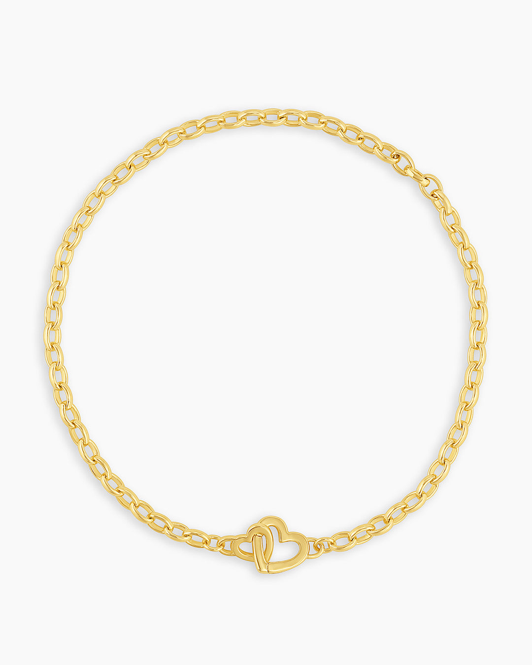 Gorjana Women's Venice Bracelet - 7" Adjustable Herringbone Chain, 18k Gold Plated Brass, No Gemstone