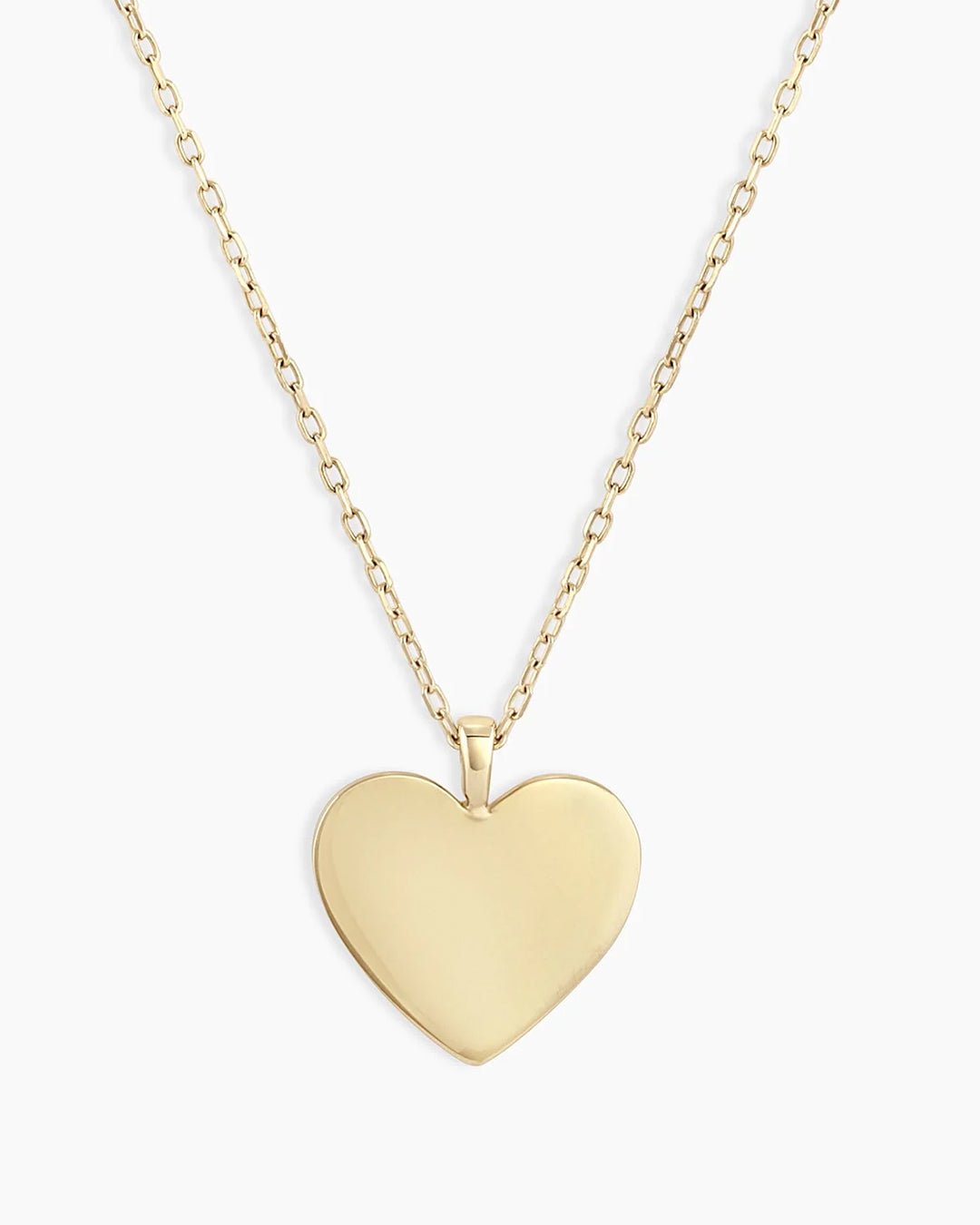 Heart Necklace || option::14k Solid Gold