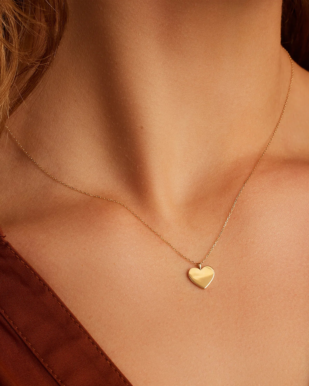 Ties of the Heart Necklace with Initials (Gold Plated) - Talisa