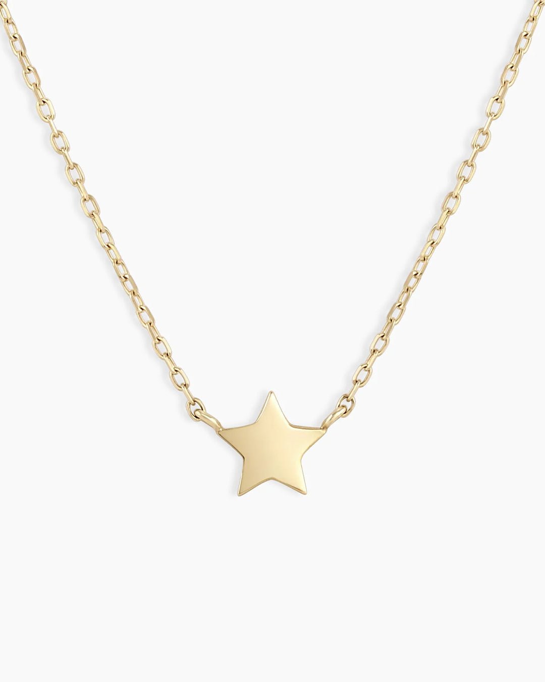 Star Necklace || option::14k Solid Gold