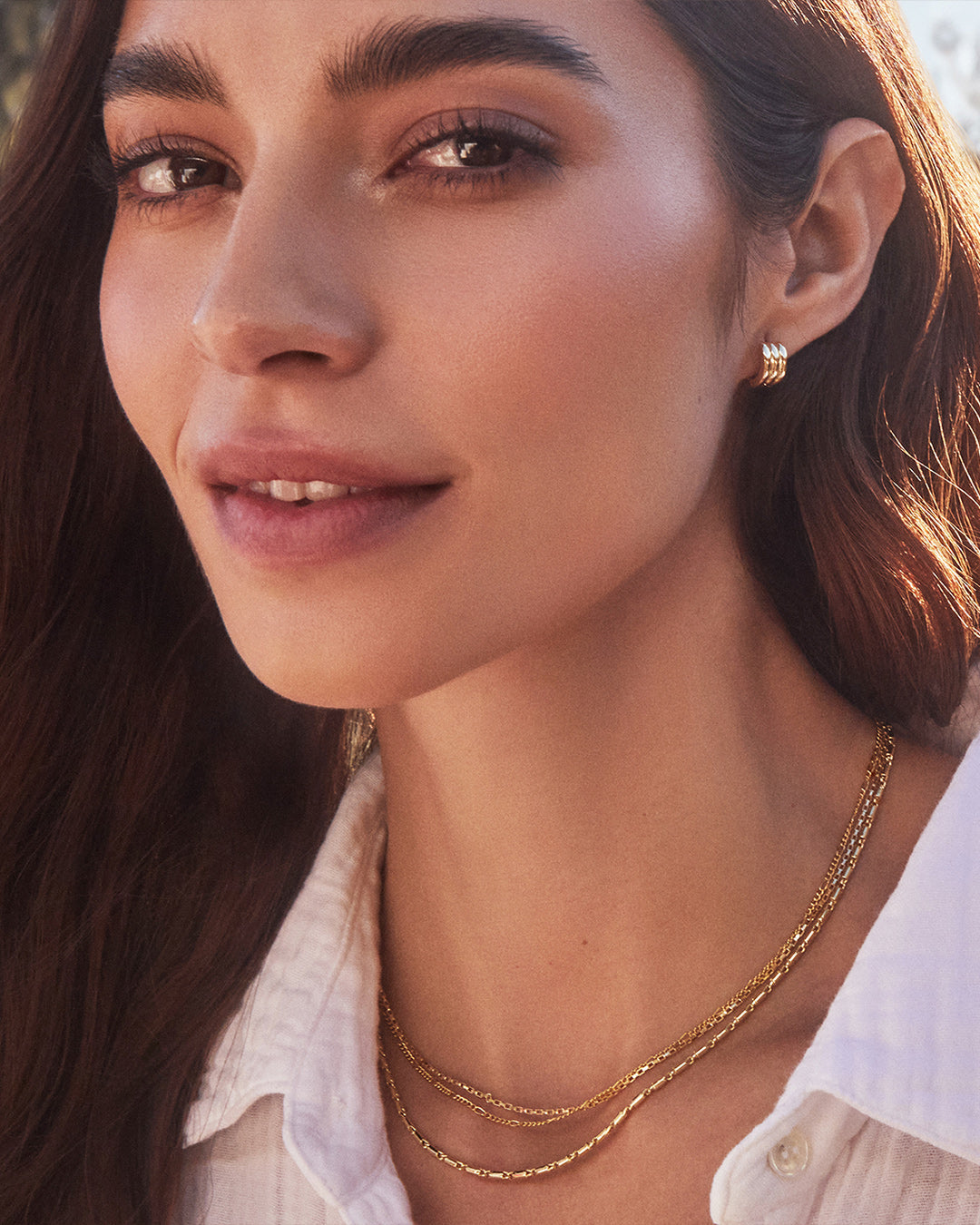 Enzo Chain Necklace || option::18k Gold Plated