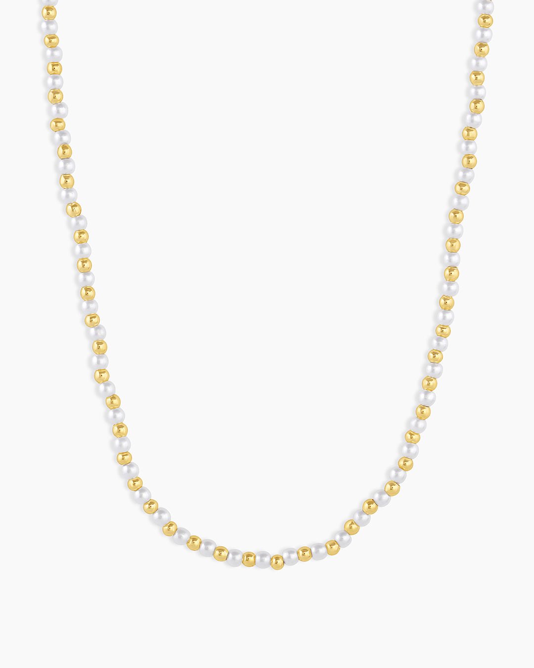 Poppy Pearl Necklace || option::Gold Plated, Pearl