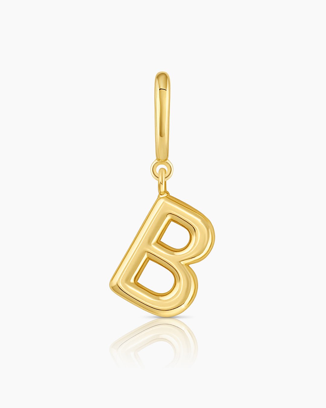 Alphabet Helium Parker Charm #B || option::Gold Plated, B