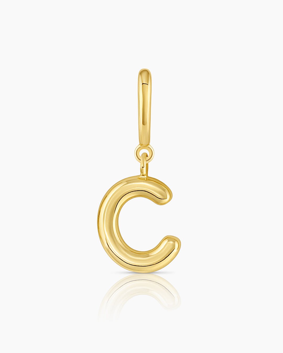 Alphabet Helium Parker Charm #C || option::Gold Plated, C
