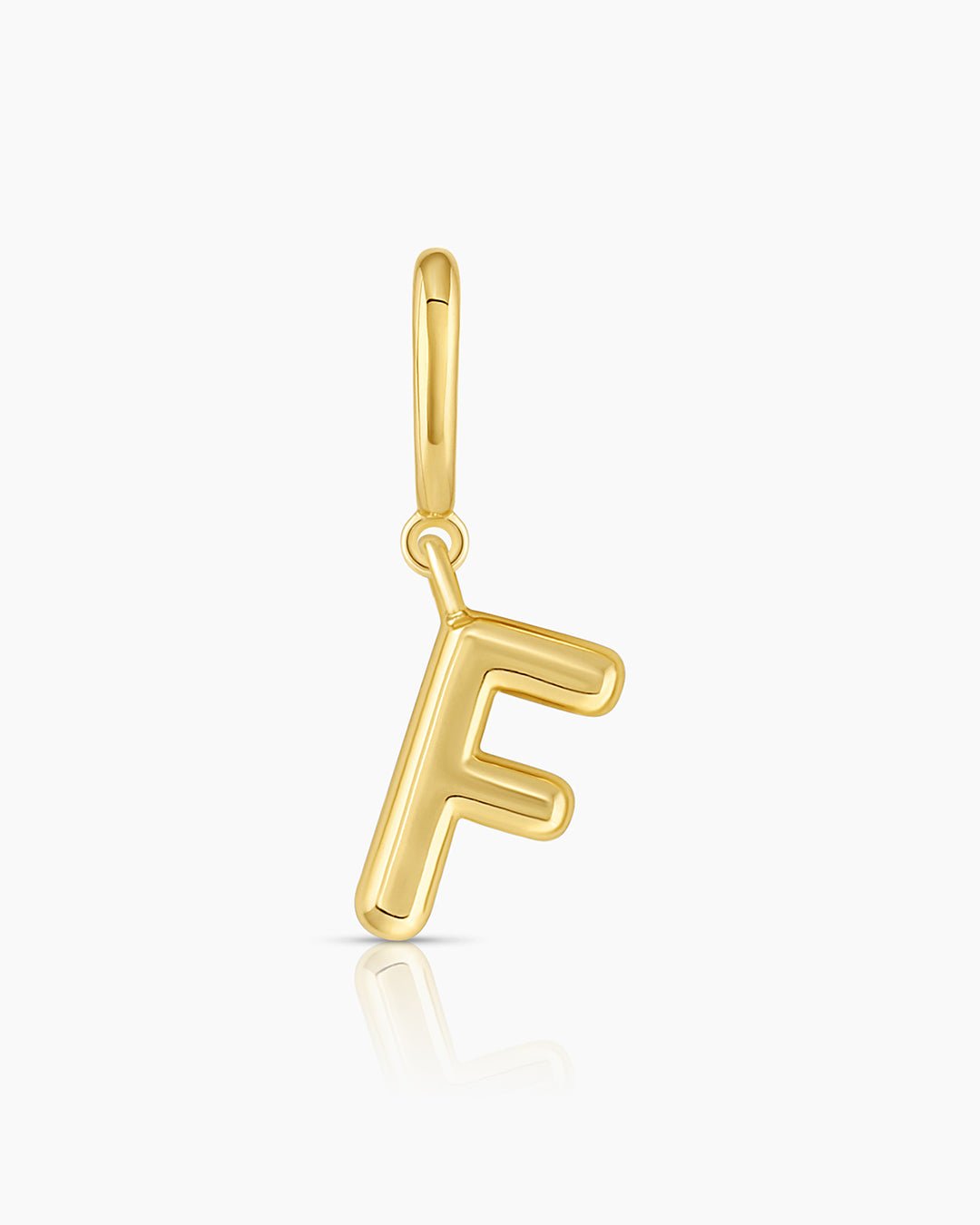 Alphabet Helium Parker Charm #F || option::Gold Plated, F