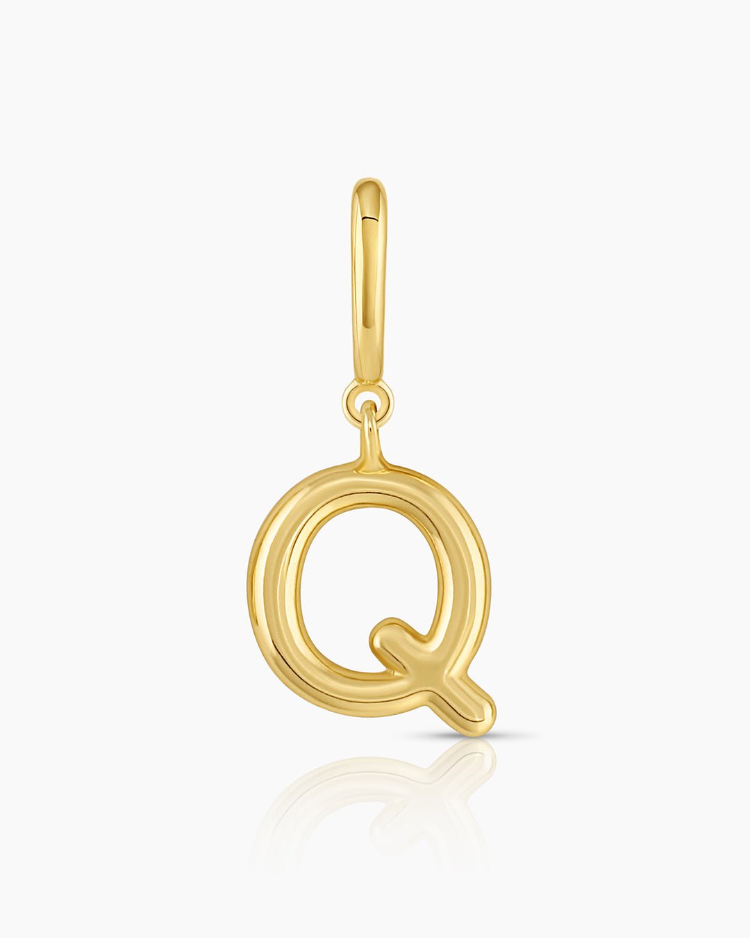 Alphabet Helium Parker Charm #Q || option::Gold Plated, Q