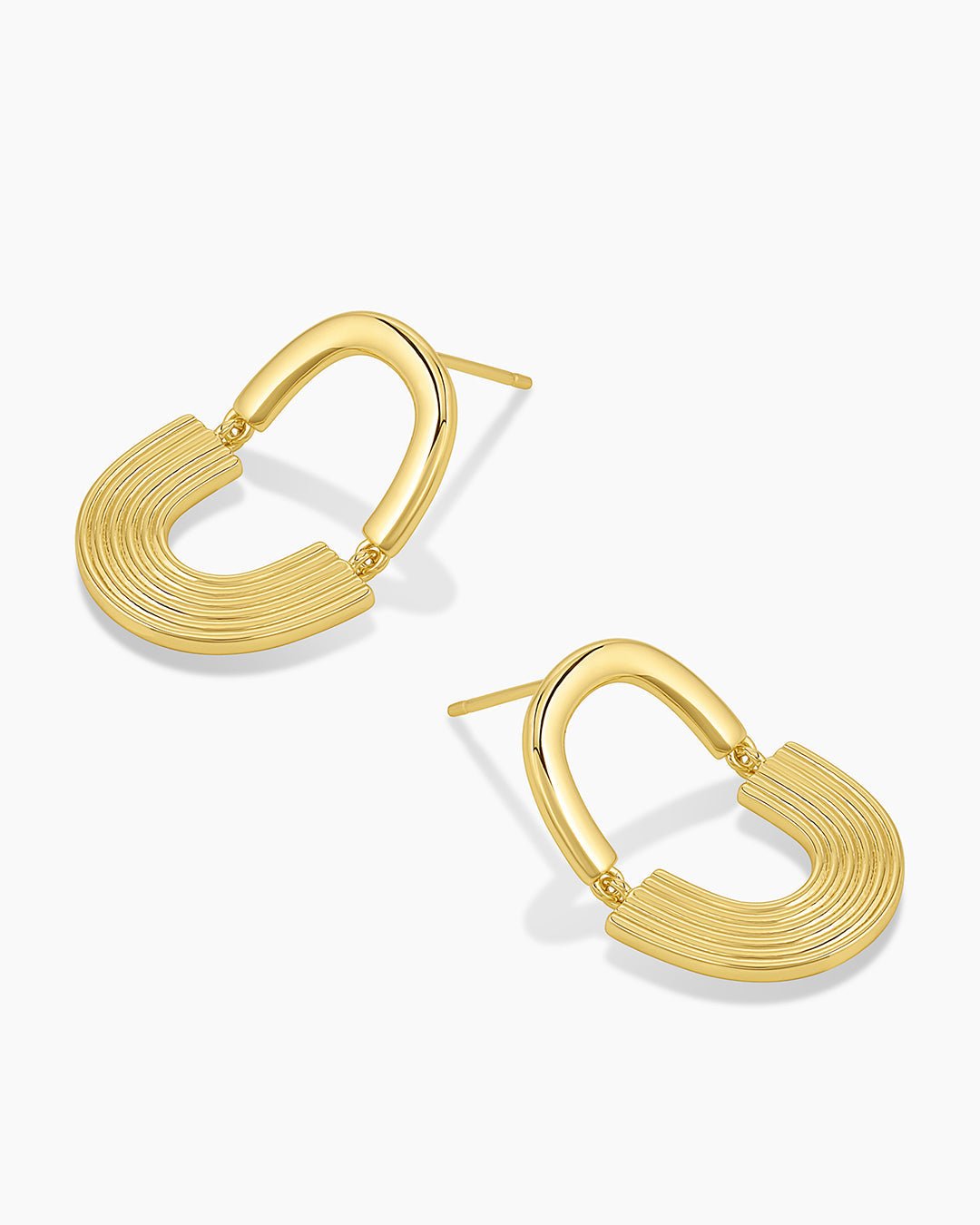 Retro Rainbow Earrings || option::Gold Plated