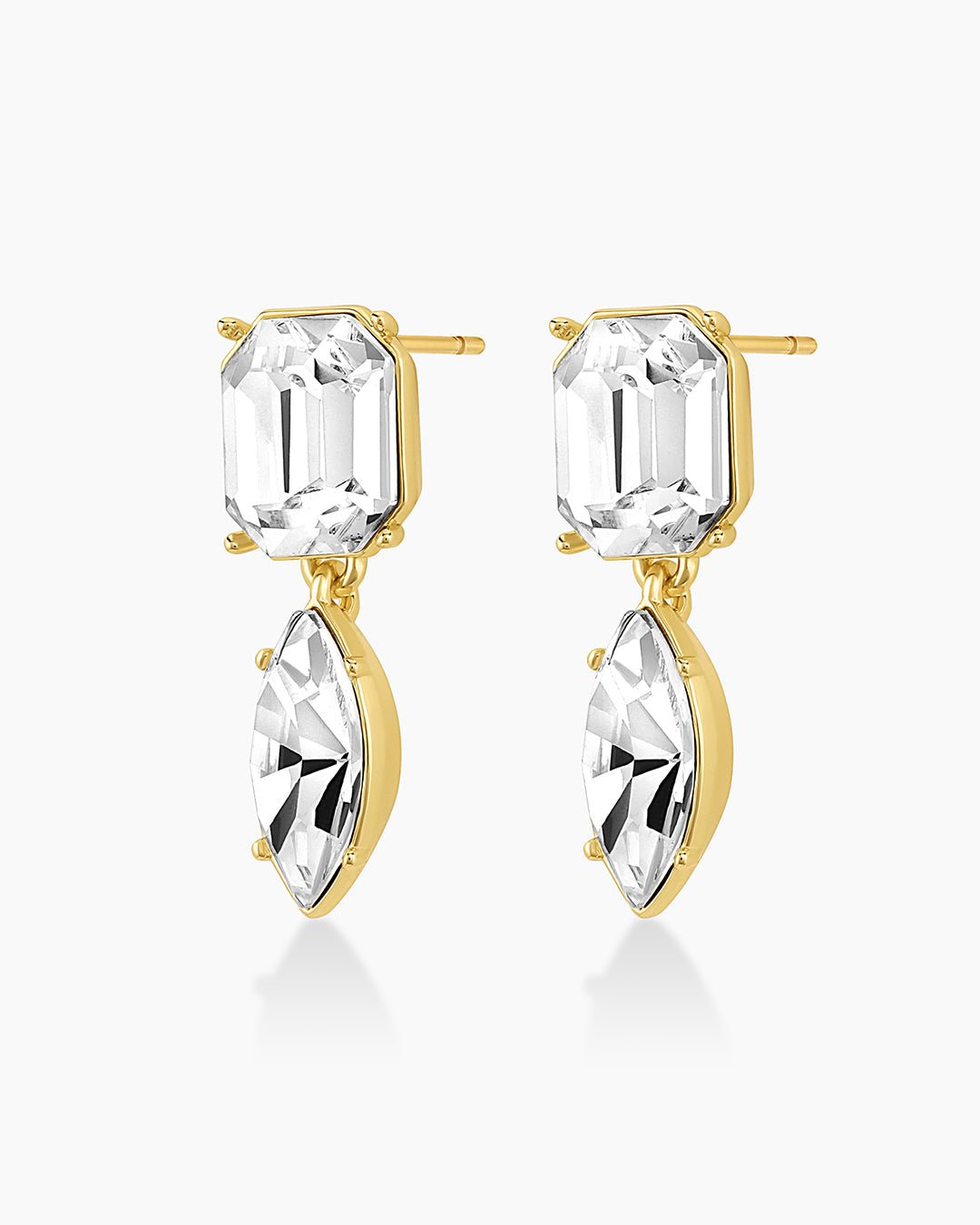  Lexi Octagon Earrings || option::Gold Plated