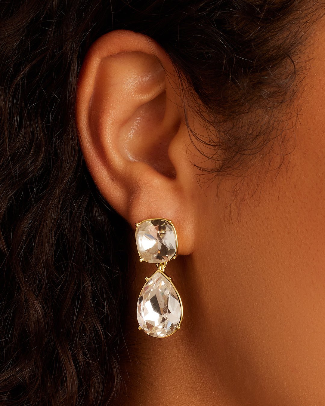 Drop Chandelier Earrings || option::Gold Plated
