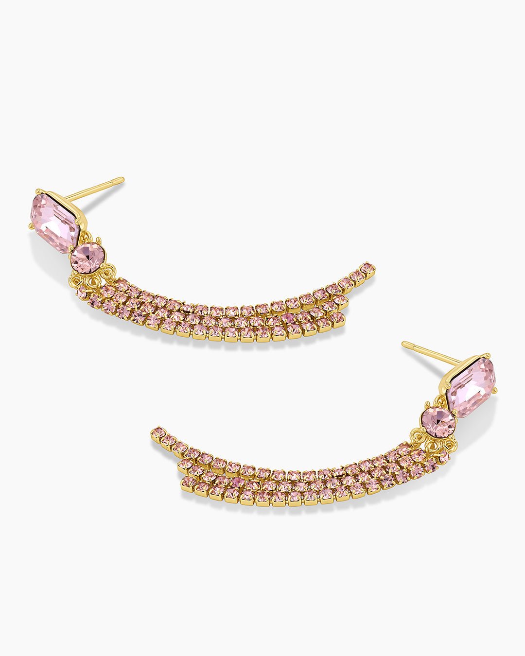 Kingston Tiered Earrings (Blush) || option::Blush