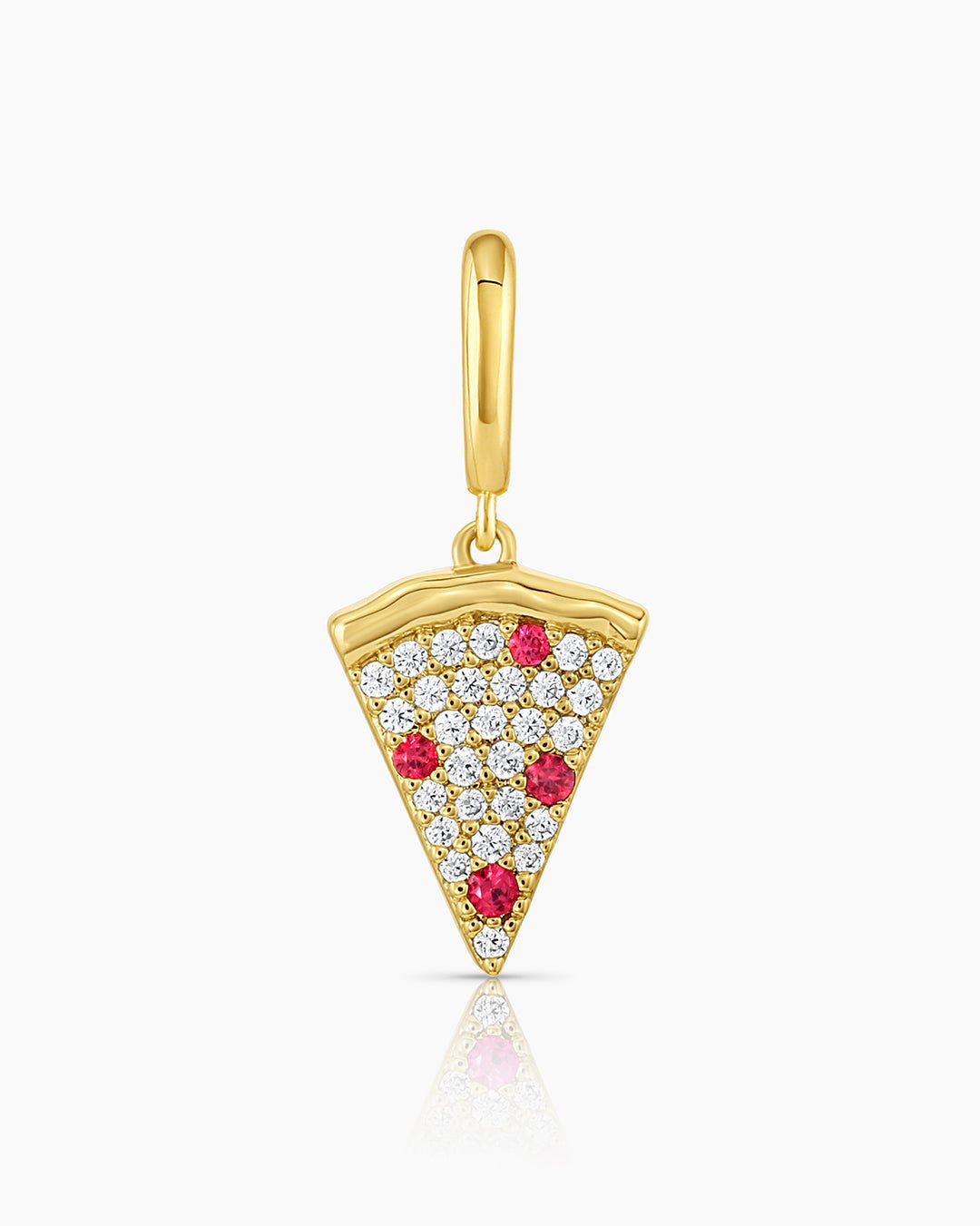 Pizza Parker Charm || option::Gold Plated, Pizza