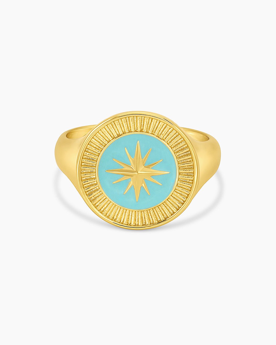  Compass Ring || option::Gold Plated