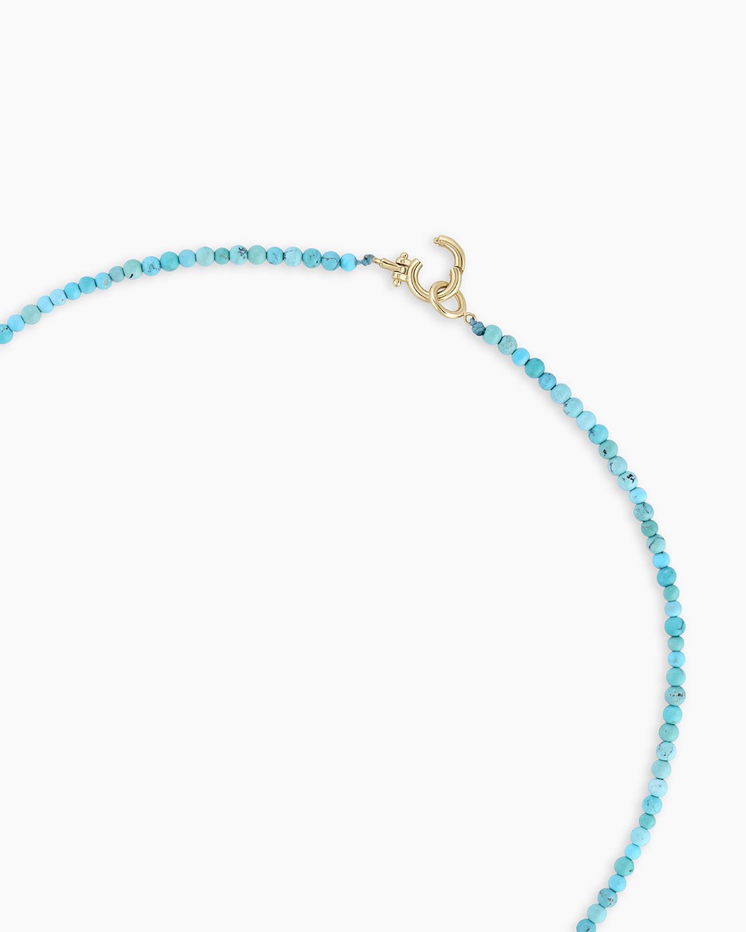 Mini Turquoise  Necklace || option::14k Solid Gold