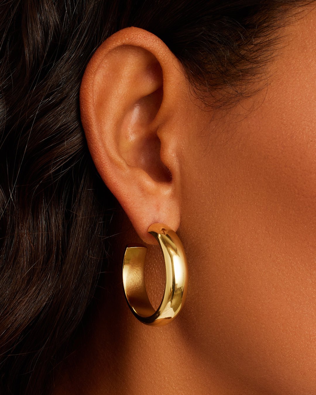 Paseo Hoops || option::Gold Plated