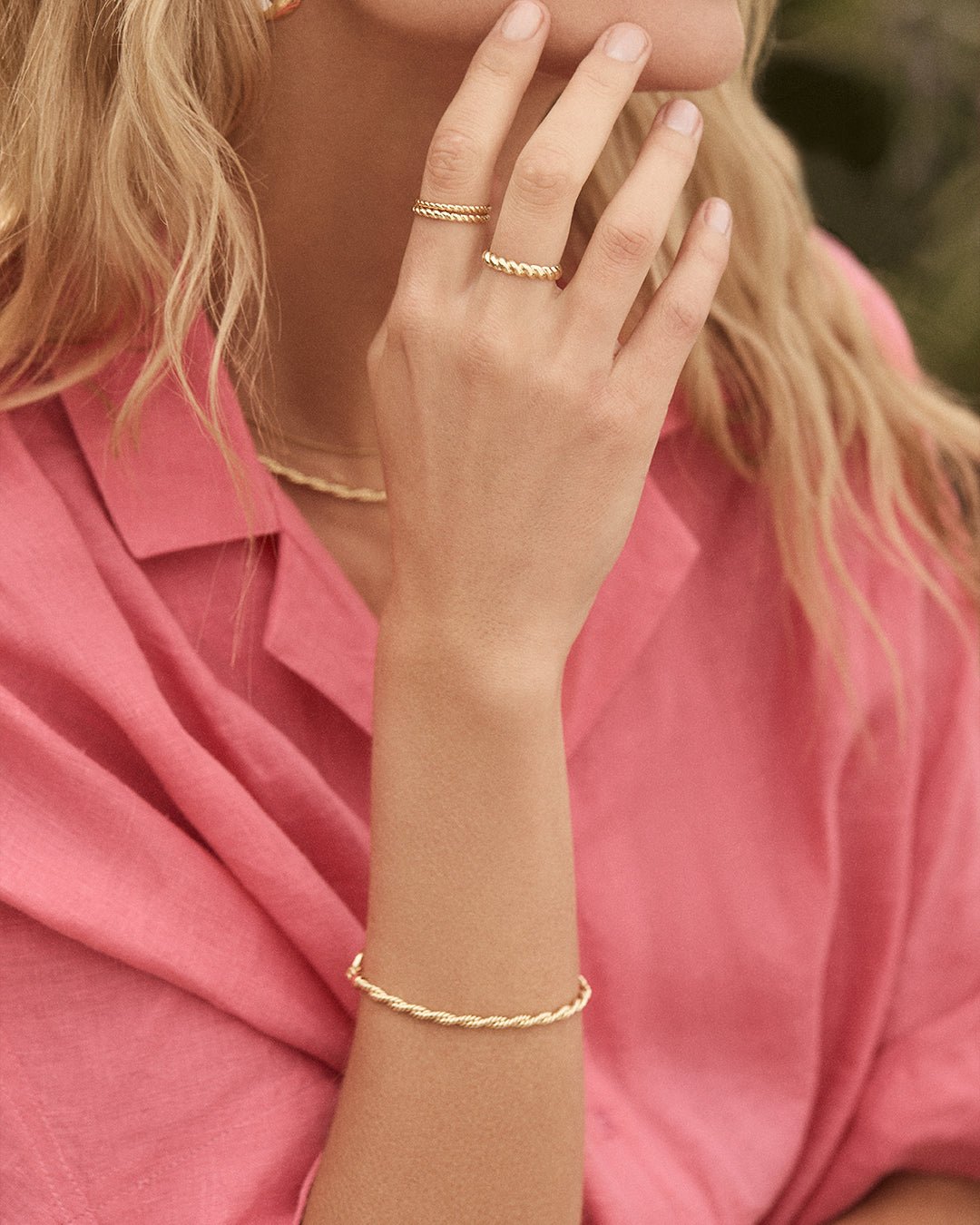 Catalina Bracelet || option::Gold Plated  || set::catalina-bracelet-stl