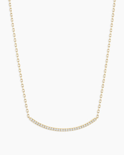 Diamond Taner Bar Necklace