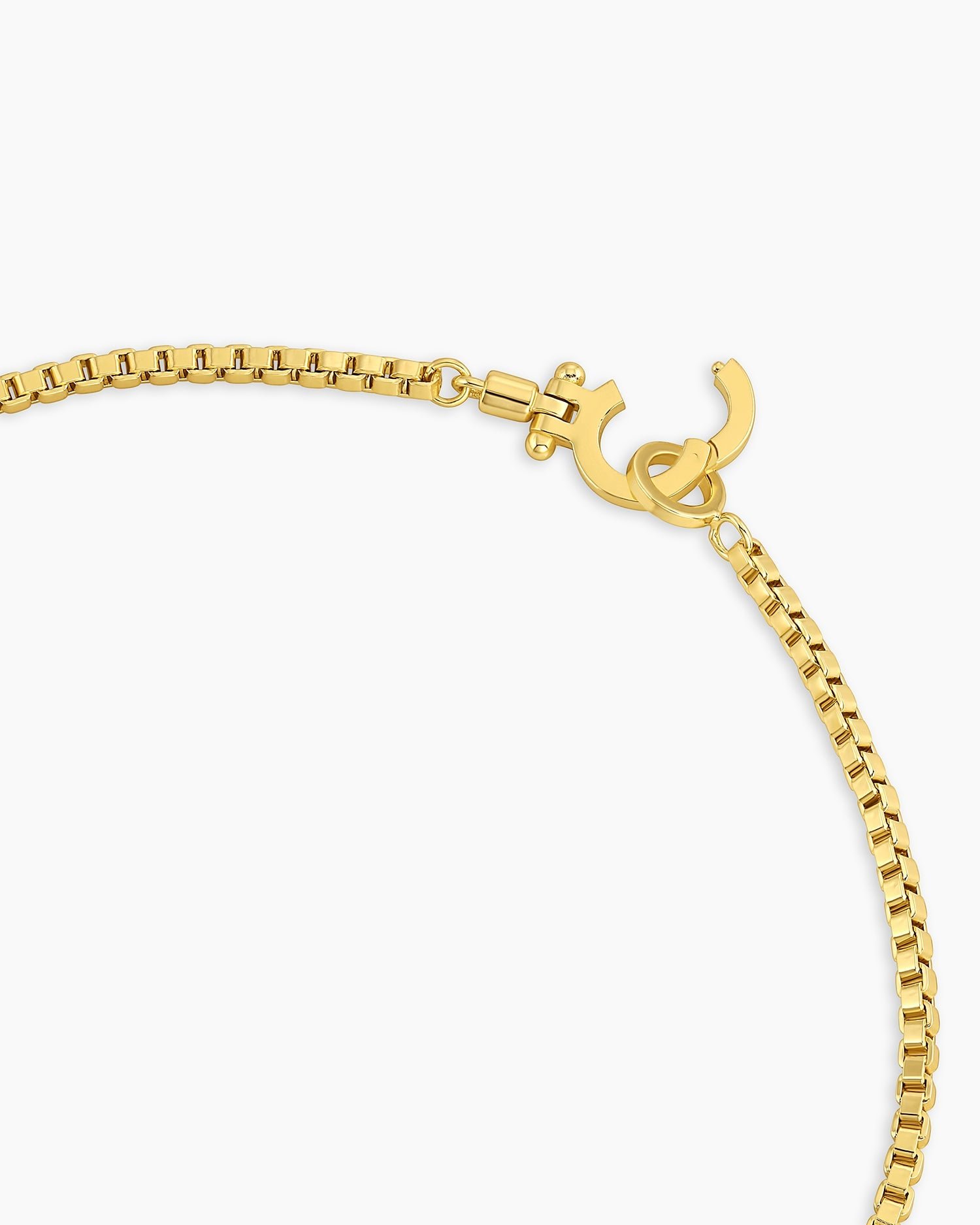 Bodhi Mini Necklace box chain necklace || option::Gold Plated, 17 in.