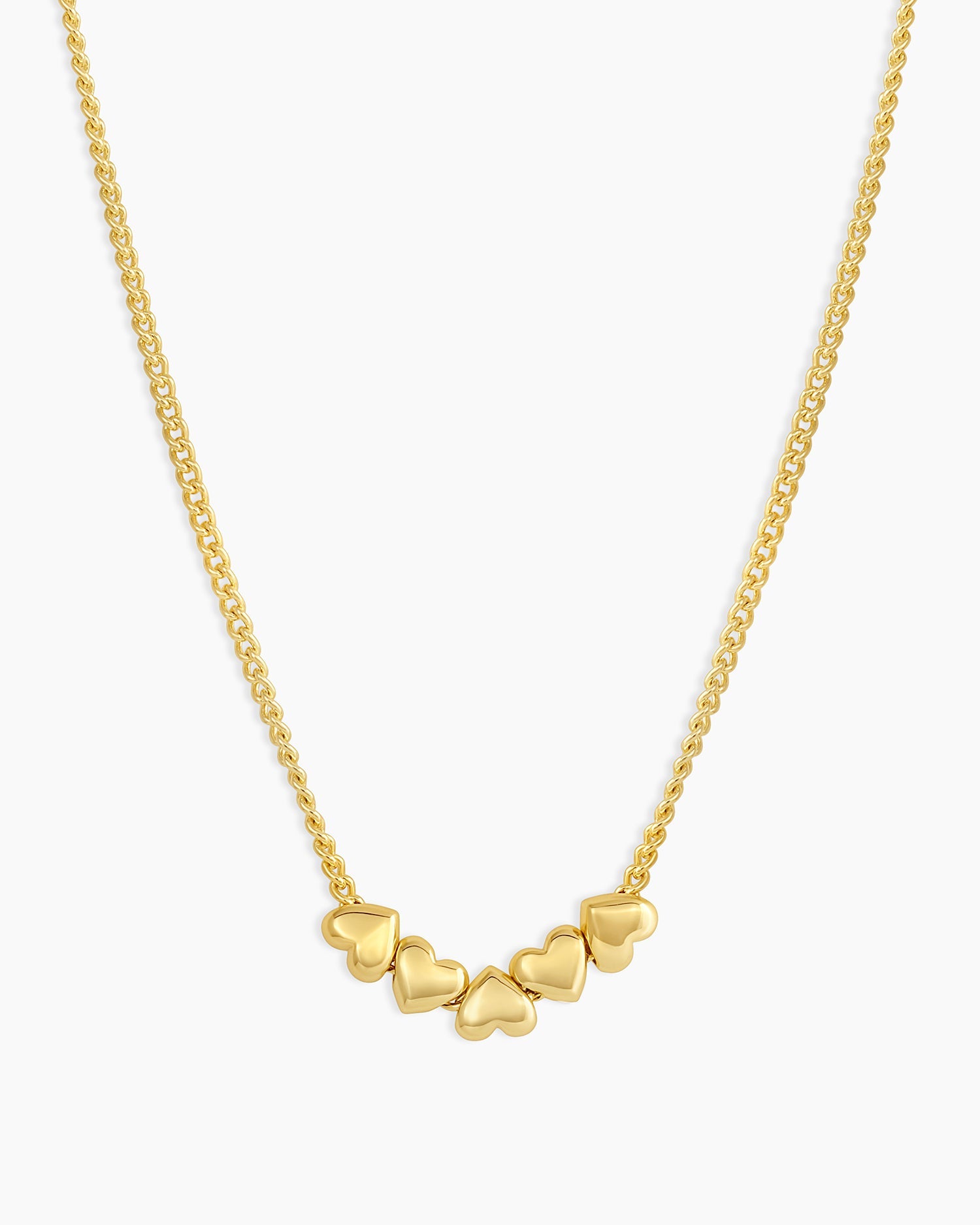 Lou Heart Necklace || option::18k Gold Plated