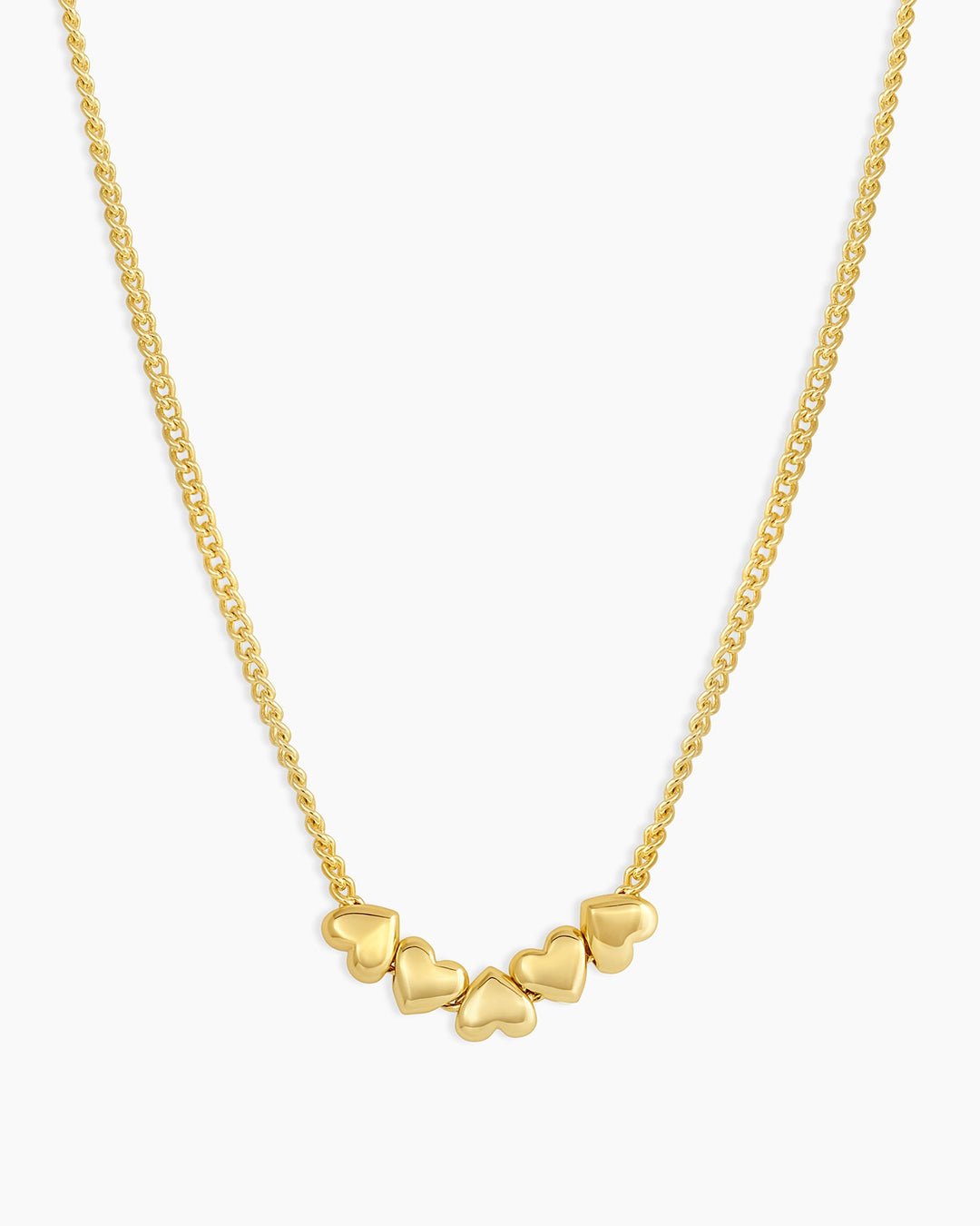 Lou Heart Necklace || option::Gold Plated