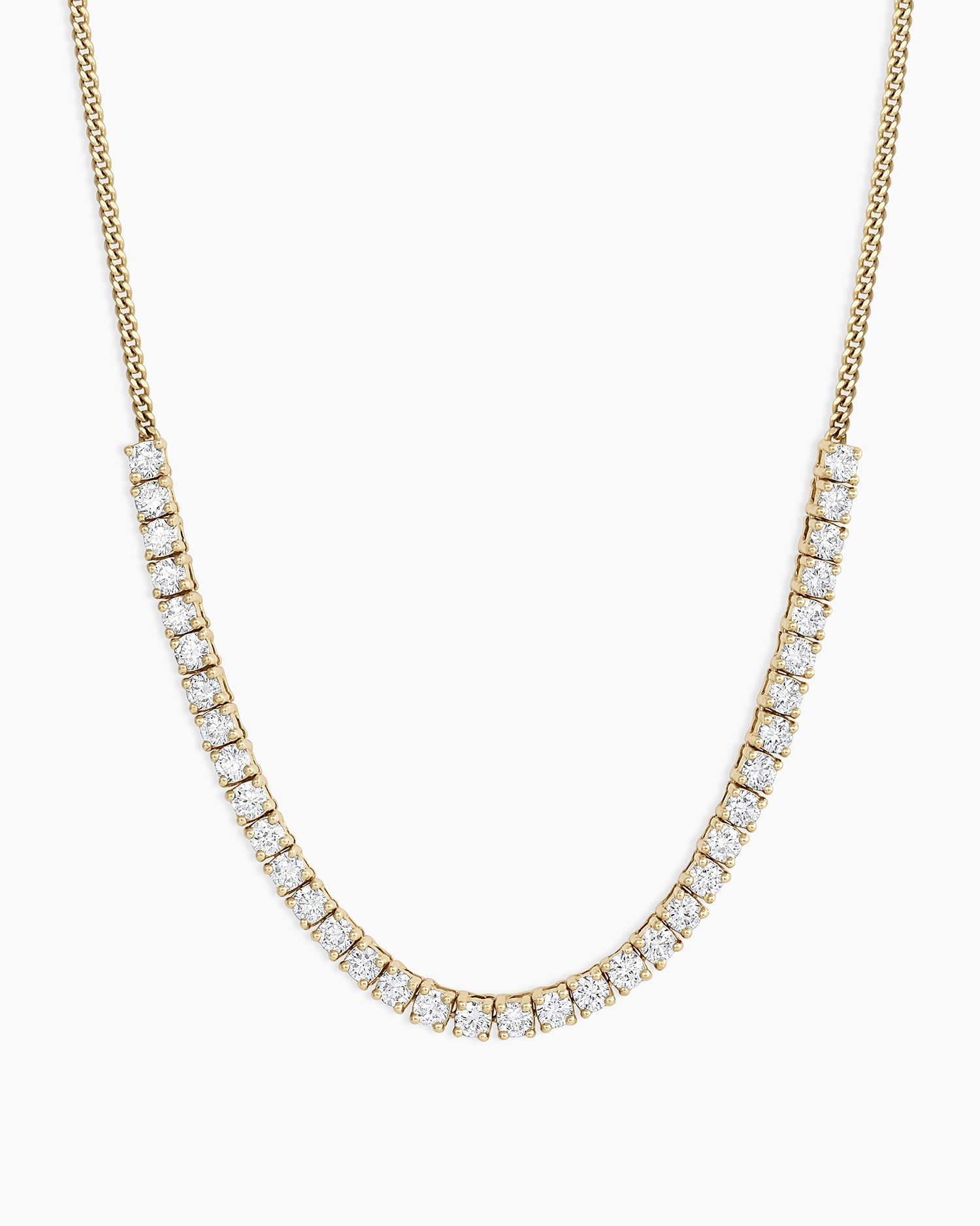 Statement diamond tennis necklace Clearance