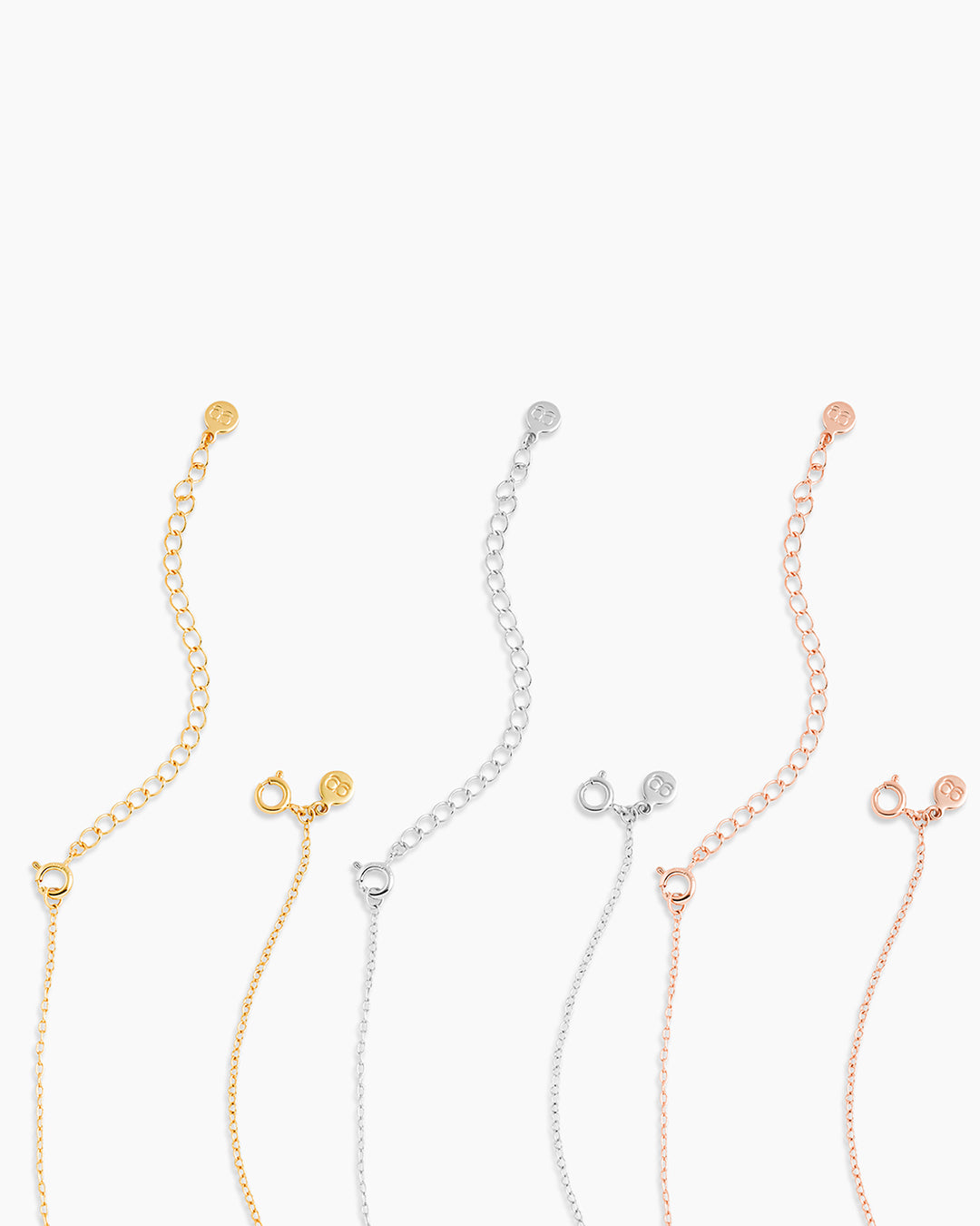 Mixed 3" Necklace Extender set of 3 || option::Mixed