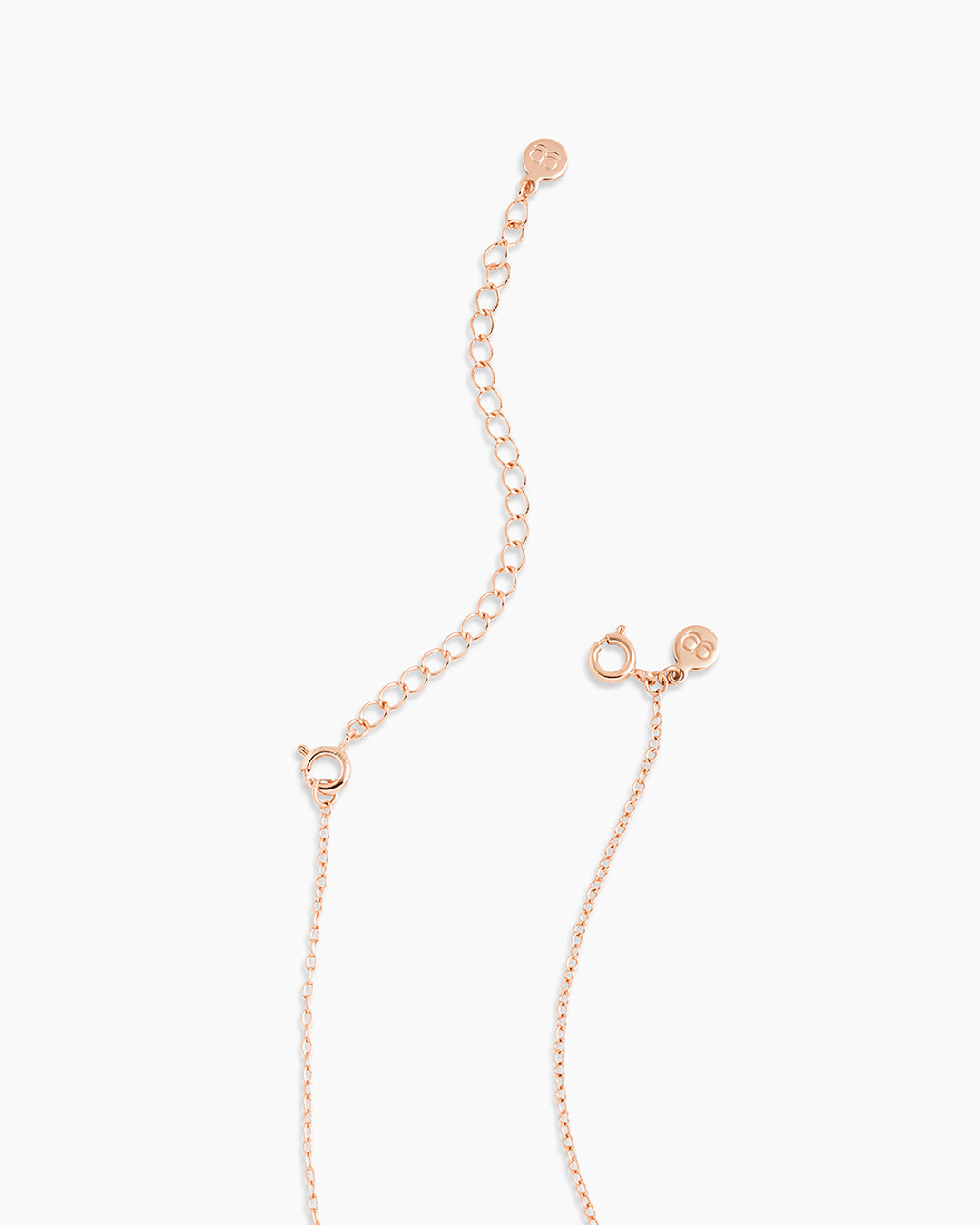 Rose 3" Necklace Extender set of 3 || option::Rose 18k Gold Plated