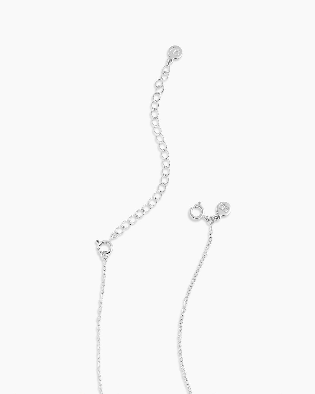 3" Necklace Extender set of 3 || option::Silver Plated