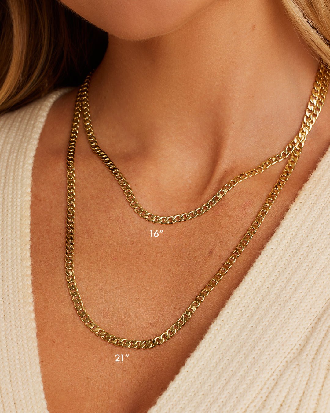 Wilder Necklace || option::21 in., Gold Plated